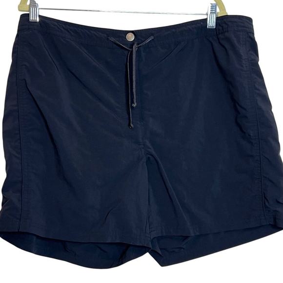 Eddie Bauer Pants - Eddie Bauer Womens Nylon Shorts Size 18W Black Zipper Drawstring